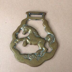 Vintage Horse Brass Medallion Horse Harness Bridle Decoration